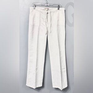 Body Central Linen&Cotten White Chinos